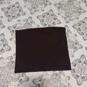 Babaton Brown Bandeau Top